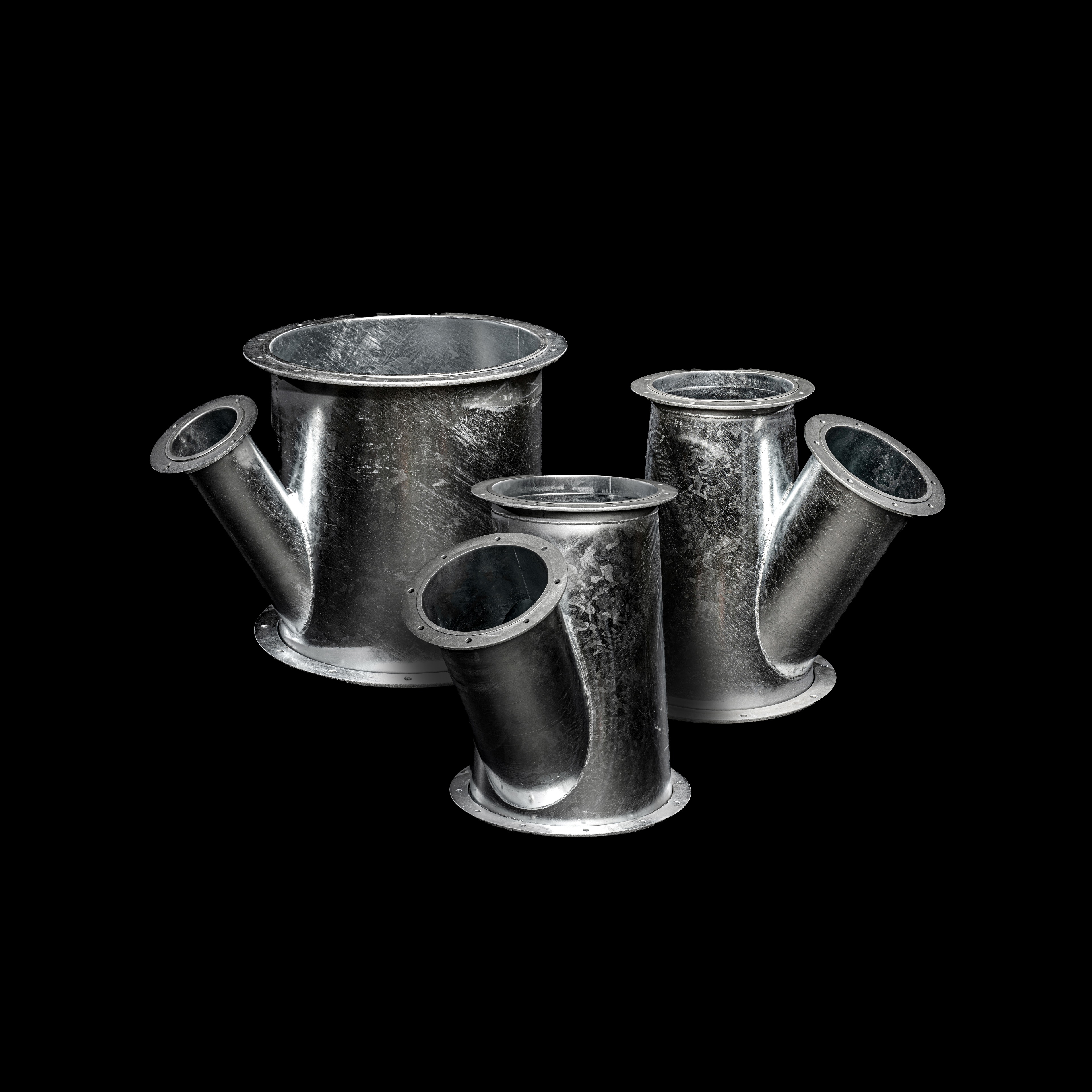 Flanschrohrbau verzinkt