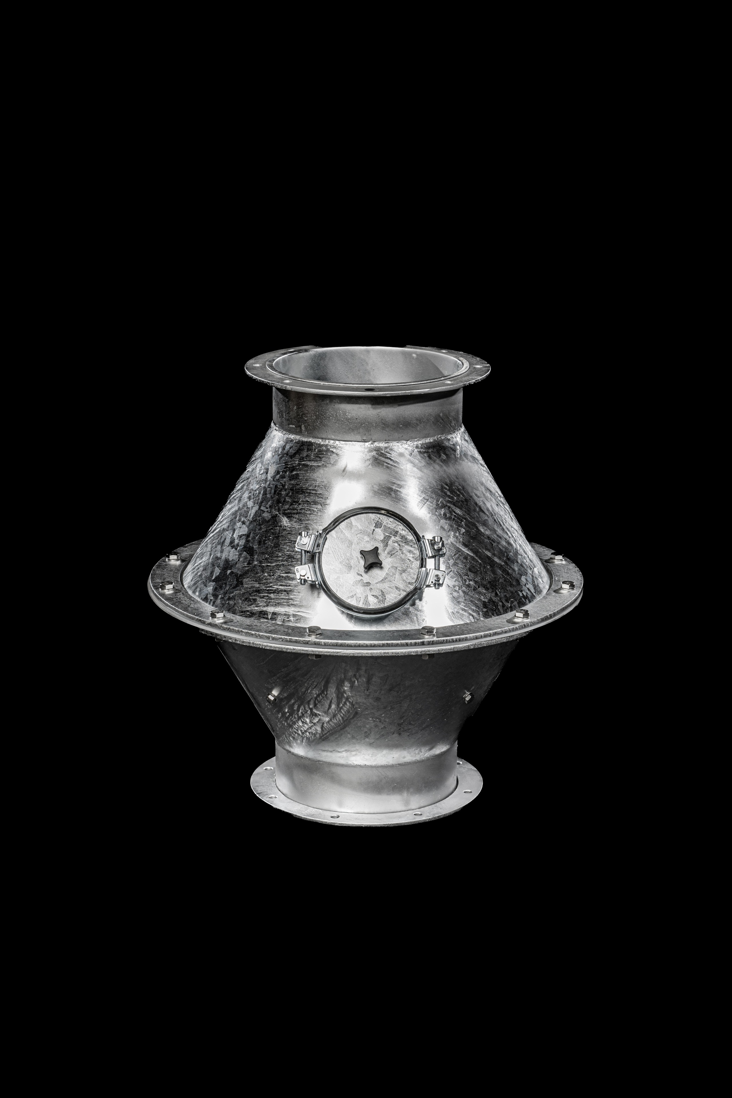 Flanschrohrbau verzinkt